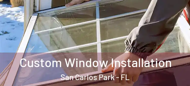  Custom Window Installation San Carlos Park - FL