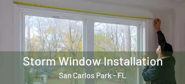  Storm Window Installation San Carlos Park - FL